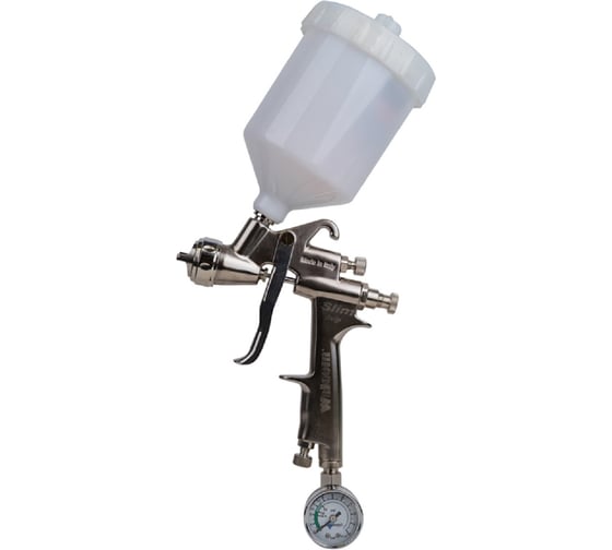 Изображение товара Краскораспылитель WALCOM SLIM S HTE/HALO, сопло 2.2 мм, верхний пластиковый бачок 0,68 л 1006822