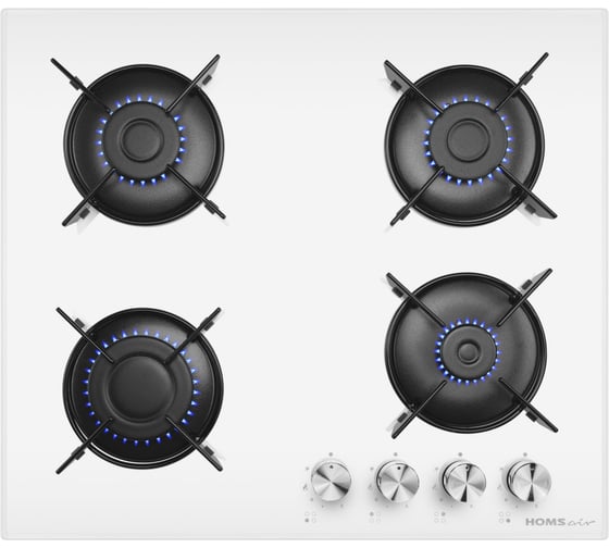 Изображение товара Газовая варочная панель HOMSair HGG641EWH