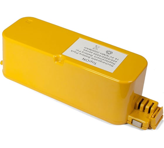 Изображение товара Аккумулятор для беспроводного робота пылесоса iRobot (14.4В, 2Ач, Ni-MH) TopON PN: 4905 TOP-IRBT400-20