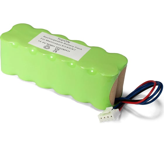 Изображение товара Аккумулятор для беспроводного робота-пылесоса MamiRobot (14.4В, 3Ач, Ni-MH) TopON PN: RC-NMMAK7 TOP-MRBT