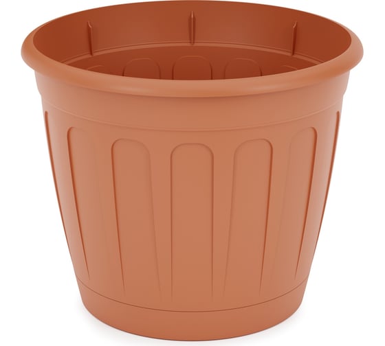 Изображение товара Цветочный горшок ЗПИ Альтернатива Дионис 3,6 л, коричневый М8248