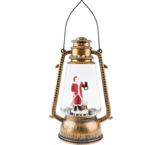 Изображение товара Светодиодный светильник-фонарь NEON-NIGHT Санта Клаус с эффектом снегопада и подсветкой 2LED 501-066