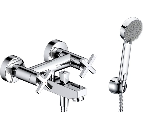 Изображение товара Смеситель для ванны WasserKRAFT Weser с коротким изливом 7801