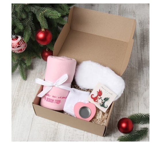 Изображение товара Подарочный набор Этель Тепла и любви плед и акс 9899895