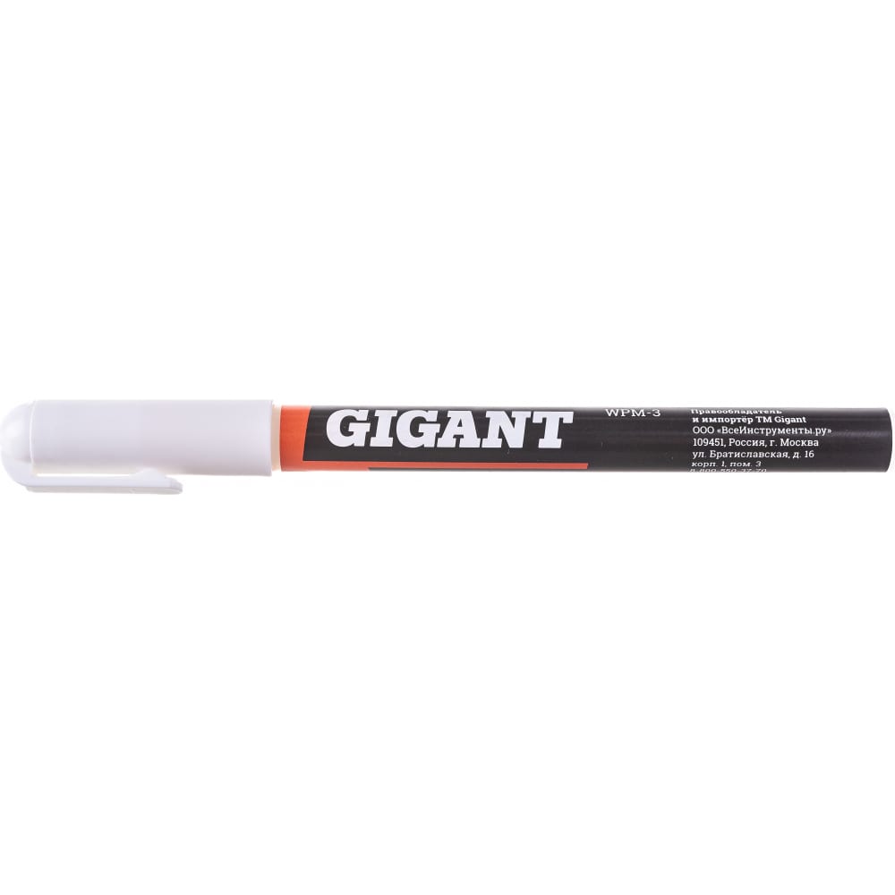 Разметочный маркер Gigant маркер краска строительный белый vertextools 0020 01