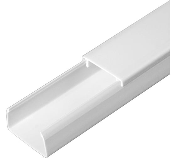 Изображение товара Кабель-канал Промрукав белый 2-й замок в п/э 25х16 2м PR.0625161