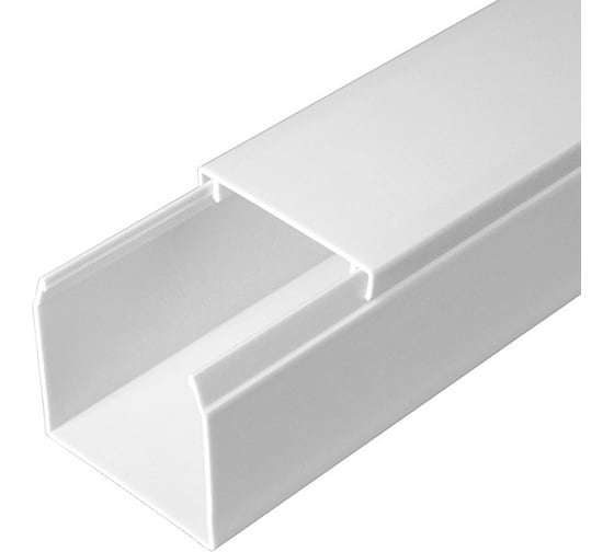 Изображение товара Кабель-канал Промрукав белый 2-й замок в п/э 40х40 2м PR.0640401