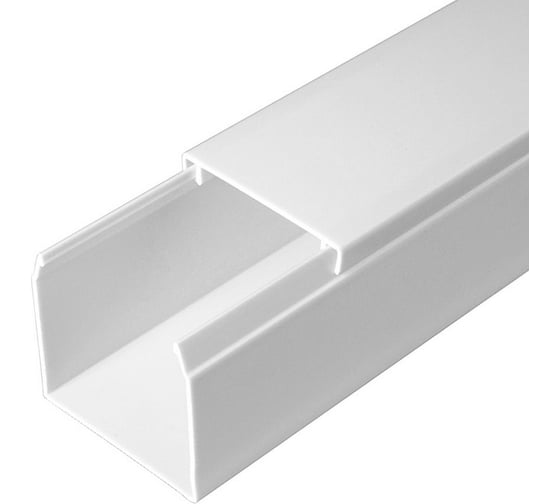 Изображение товара Кабель-канал Промрукав белый 2-й замок в п/э 40х40 2м PR03.0054