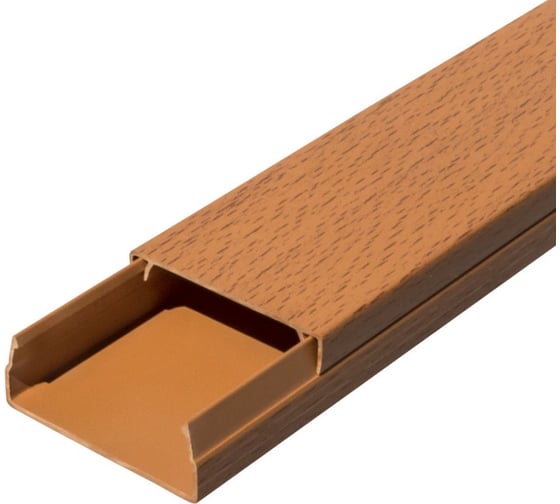 Изображение товара Кабель-канал Промрукав бук 2-й замок 40х16 2м PR.025431