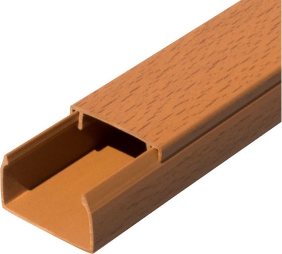 Изображение товара Кабель-канал Промрукав бук 2-й замок 40х25 2м PR.025432