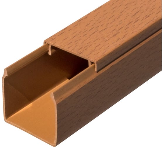 Изображение товара Кабель-канал Промрукав бук 2-й замок 40х40 2м PR.025441