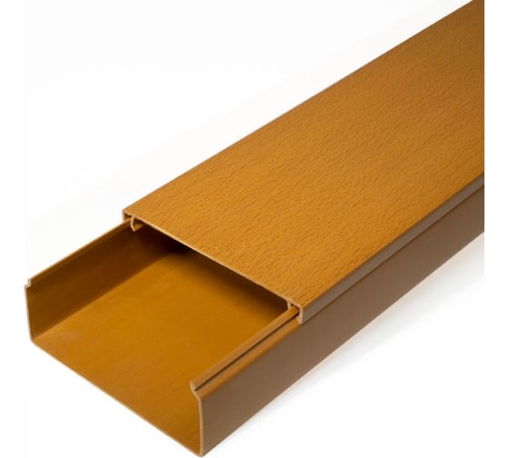 Изображение товара Кабель-канал Промрукав бук 2-й замок 80х40 2-х метровый PR.025444