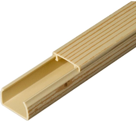 Изображение товара Кабель-канал Промрукав сосна 2-й замок 15х10 2м PR.025434