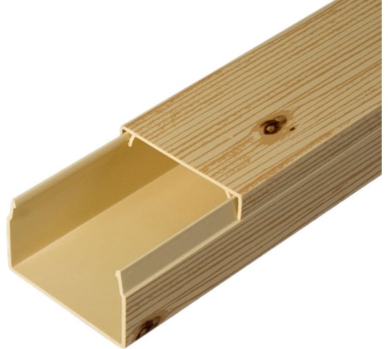 Изображение товара Кабель-канал Промрукав сосна 2-й замок 40х25 2м PR.025440