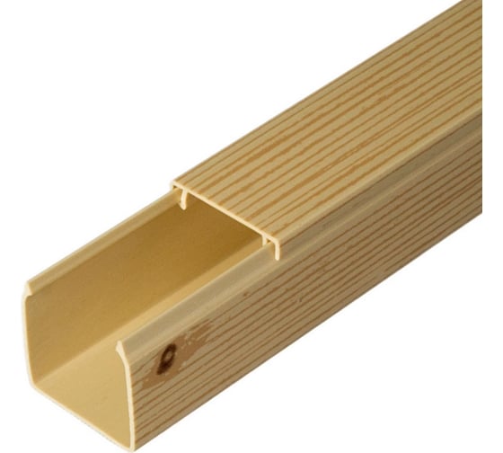 Изображение товара Кабель-канал Промрукав сосна 2-й замок 25х25 2м PR.025438