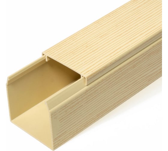 Изображение товара Кабель-канал Промрукав сосна 2-й замок 40х40 2м PR.025448