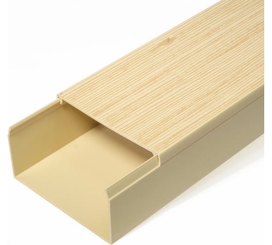 Изображение товара Кабель-канал Промрукав сосна 2-й замок 80х40 2м PR.025451