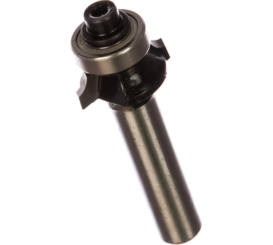 Изображение товара Фреза кромочная калевочная с нижним подшипником серия 1017 (18x6 мм; R3 мм; хвостовик 8 мм) Росомаха 801703