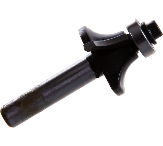 Изображение товара Фреза кромочная калевочная с нижним подшипником серия 1017 (28x12 мм; R8 мм; хвостовик 8 мм) Росомаха 801707