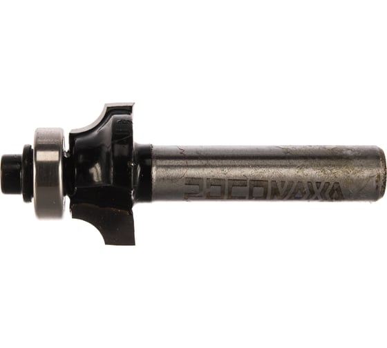 Изображение товара Фреза кромочная калевочная с нижним подшипником серия 1017 (20x8 мм; R4 мм; хвостовик 8 мм) Росомаха 801704