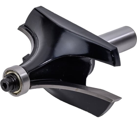 Изображение товара Фреза кромочная калевочная с нижним подшипником серия 1017 (63x32 мм; R25 мм; хвостовик 12 мм) Росомаха 801714