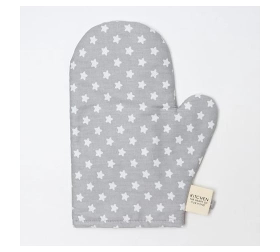 Изображение товара Варежка-прихватка Этель Звезды 20x28 см, 80% хлопок, 20% полиэстер, сатин 110 г/м2 9596612