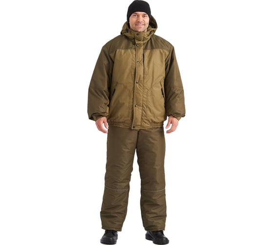 Изображение товара Зимний костюм URSUS ВИХРЬ светлый хаки/темный хаки КОС614-578; 52-54, 182-188