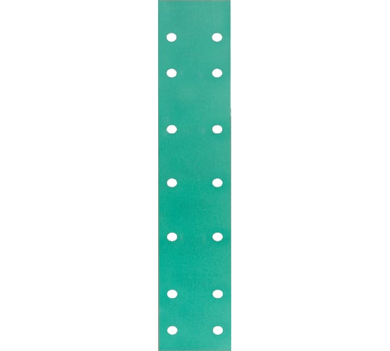 Изображение товара Полоски DC341 Film Green Hanko 70 x 420 мм 14 отв Р 180 100 шт/уп DC341.70x420.14.0180