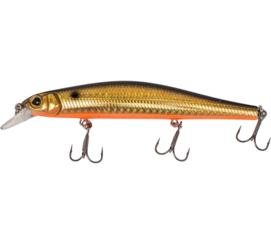 Изображение товара Воблер Strike Pro Inquisitor 110SP цвет: 613-713 Black Back Smoked OB EG-193B-SP#613-713