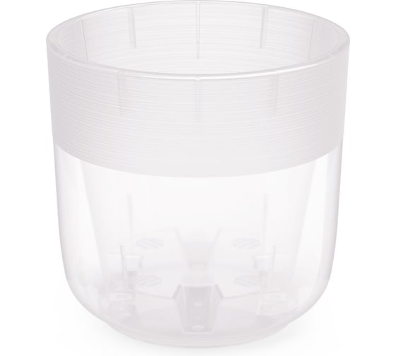 Изображение товара Цветочный горшок ЗПИ Альтернатива Линель 6 л, двойной, прозрачный М8772