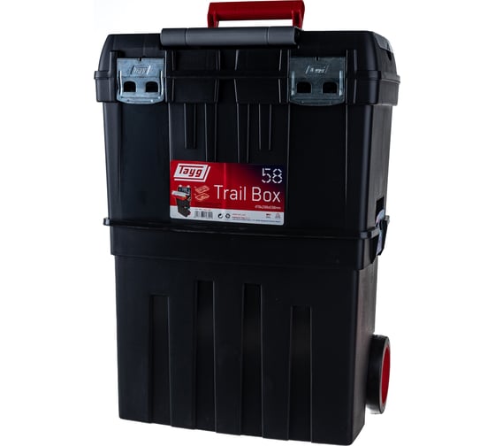 Изображение товара Передвижной ящик для инструментов 470х290х630мм +лоток +органайзер Tayg 158001