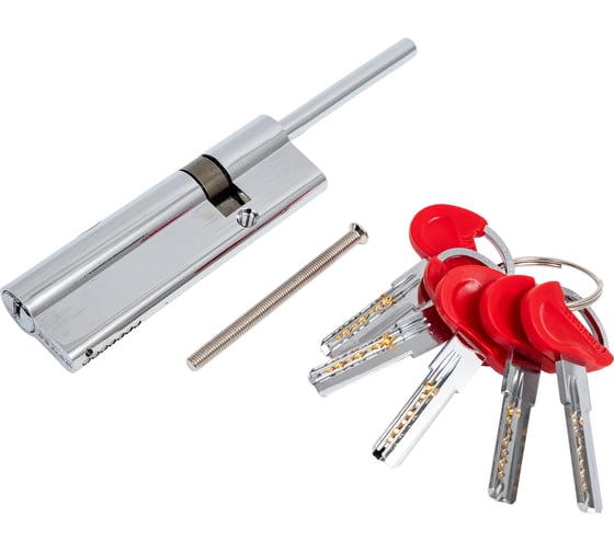 Изображение товара Цилиндровый механизм Fuaro D-PRO5007 Tang 100 w/k (65+10+25) CP хром, 5 ключей, без вертушки 47823