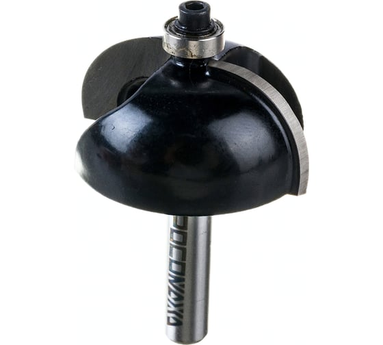 Изображение товара Фреза кромочная калевочная с нижним подшипником серия 1018 (42x20 мм; R16 мм; хвостовик 8 мм) Росомаха 801803