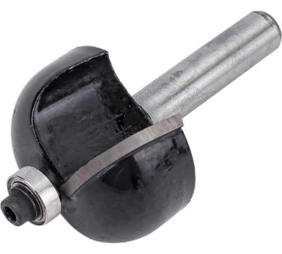 Изображение товара Фреза кромочная калевочная с нижним подшипником серия 1018 (35x18 мм; R12 мм; хвостовик 8 мм) Росомаха 801802