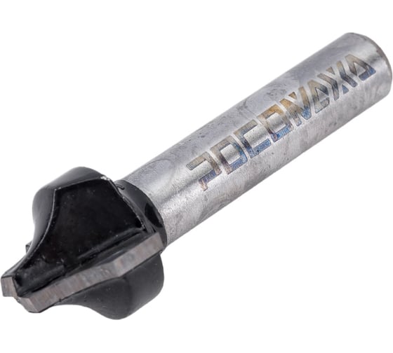 Изображение товара Фреза пазовая фасонная серия 1009 (18x12 мм; R6 мм; хвостовик 8 мм) Росомаха 800902