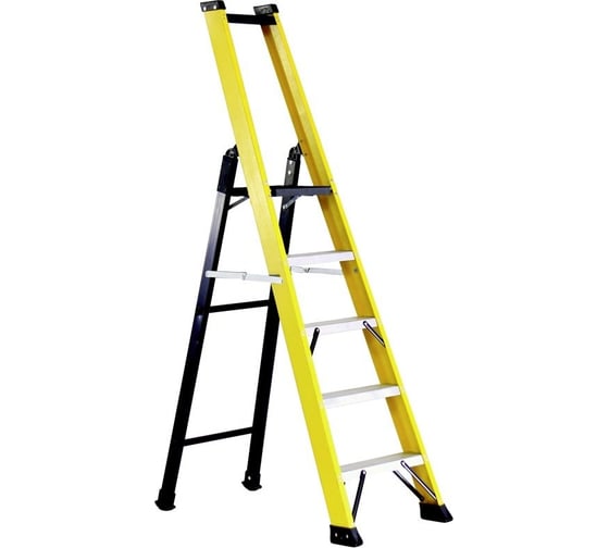 Изображение товара Диэлектрическая стремянка с полочкой Svelt smart1 6 ступеней SSMAR106