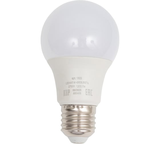 Изображение товара Светодиодная лампа IONICH общего назначения ILED-SMD2835-A60-14-1100-230-2.7-E27 1097 1622