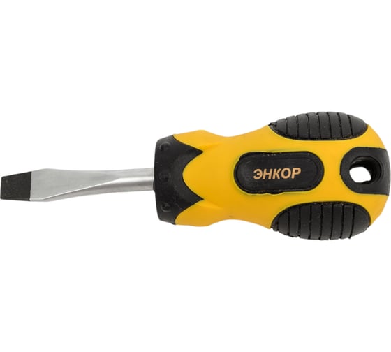 Изображение товара Отвертка Энкор шлиц 1,0х6,0х38мм 19504
