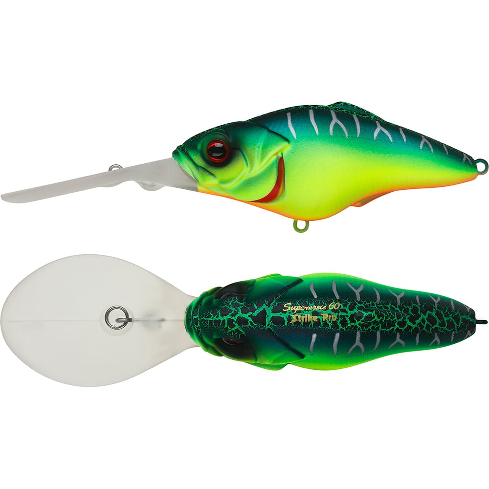 Изображение товара Воблер Strike Pro Supersonic 70 цвет A223S-RP Pearl Mat Tiger для ловли хищной рыбы