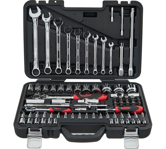 Изображение товара Набор инструментов Gigant Professional 1/2" и 1/4" 82 предмета, сталь Cr-V GPS 82