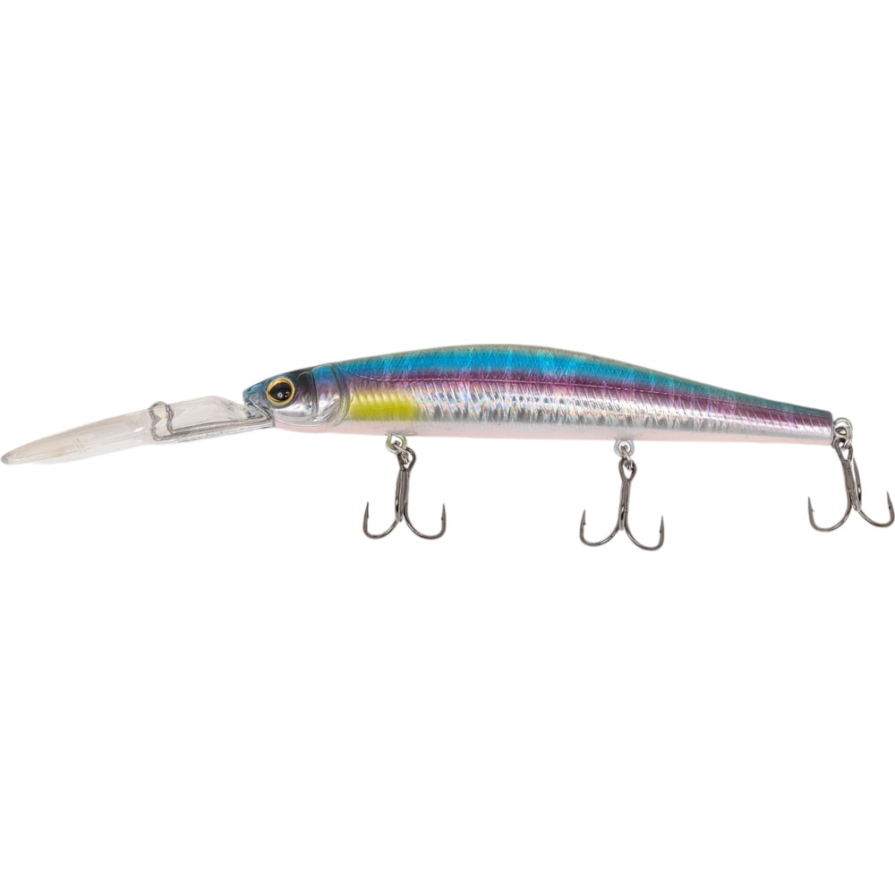 Изображение товара Воблер Strike Pro Inquisitor DR 110SP минноу 110 мм Rainbow Ghost