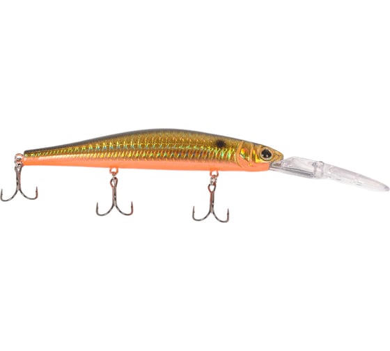 Изображение товара Воблер Strike Pro Inquisitor DR 110SP цвет: 613-713 Black Back Smoked OB EG-193BL-SP#613-713