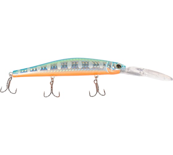 Изображение товара Воблер Strike Pro Inquisitor DR 110SP цвет: A150-713 UV Blue Silver OB EG-193BL-SP#A150-713