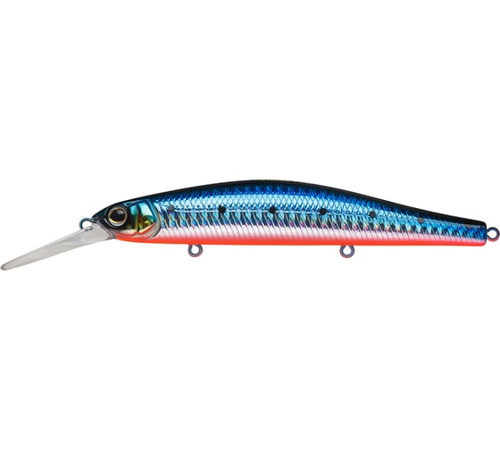 Изображение товара Воблер Strike Pro Inquisitor MDR 110SP цвет: A234-SBO-LU Blue Back Silver OB Fluo EG-193BXL-SP#A234-SBO-LU