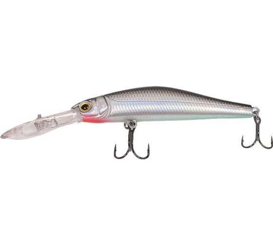 Изображение товара Воблер Strike Pro Inquisitor MDR 80SP цвет: A010-EP Black Back Silver EG-193AL-SP#A010-EP