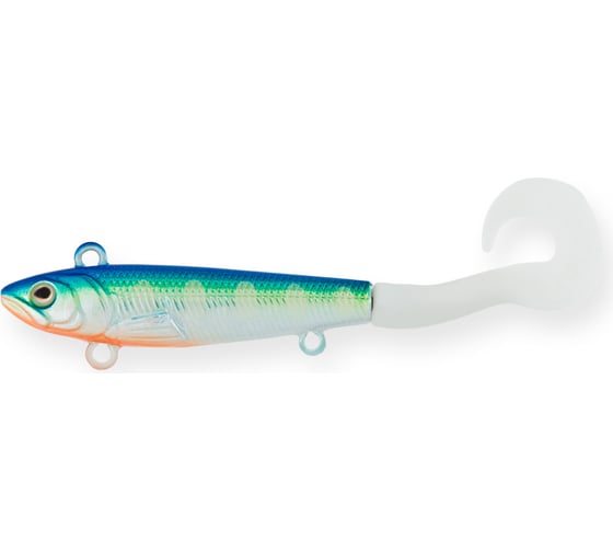 Изображение товара Воблер Strike Pro Tail Gunner 45 цвет: A150-713 UV Blue Silver OB EG-177#A150-713