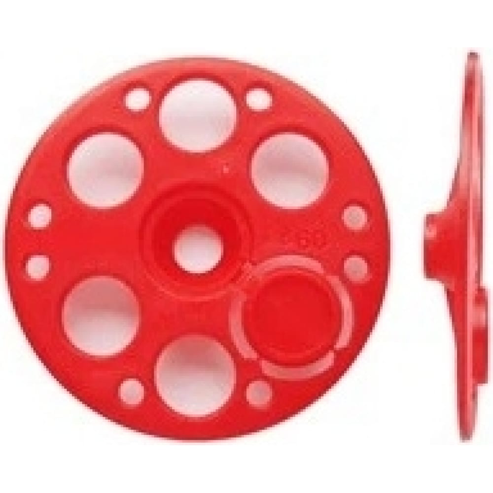 фото Дожимная рондоль befast 60 мм, красная, с усиленным прижимным бортом 50 шт ard060lr50s