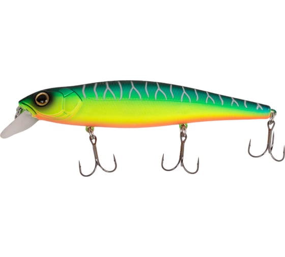 Изображение товара Воблер Strike Pro Jer-O Minnow 130 цвет: A223S-RP Pearl Mat Tiger EG-039SP#A223S-RP