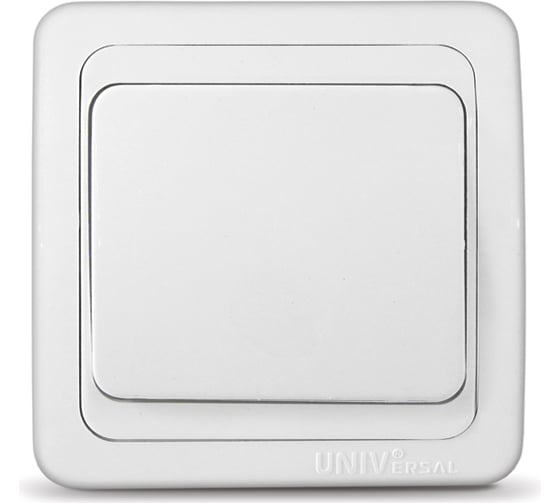 Изображение товара Выключатель UNIVersal Валери белый В0021