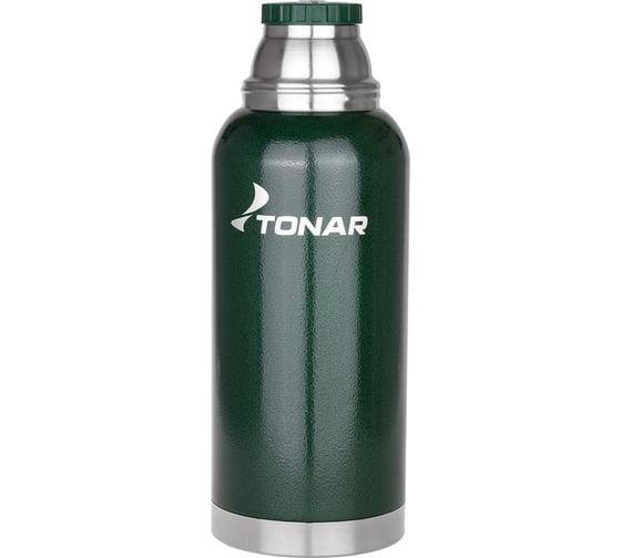 Изображение товара Термос Тонар HS.TM-057-G/ 1000ML с ситечком, зеленый, 2 крышки-кружки 00000352907